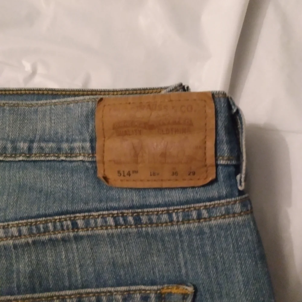 Boy's Levi's 514  Jeans Slim Straight 18H 36x29, Blue, pre-owned